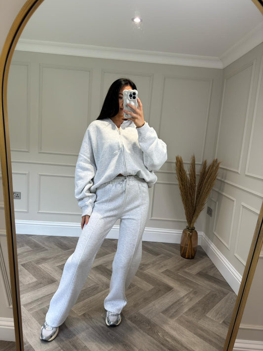 Light Grey Bomber Tracksuit