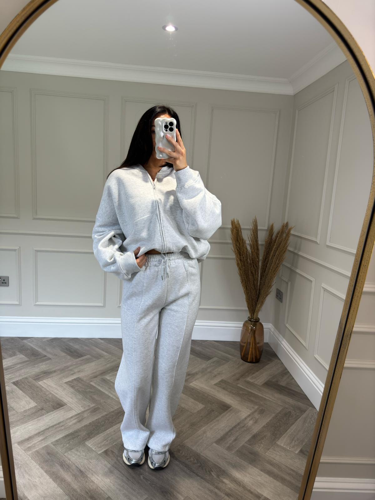 Light Grey Bomber Tracksuit