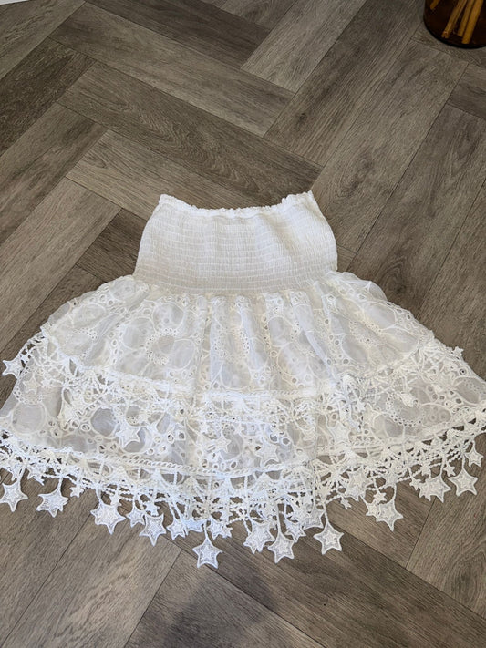 White RaRa Skirt