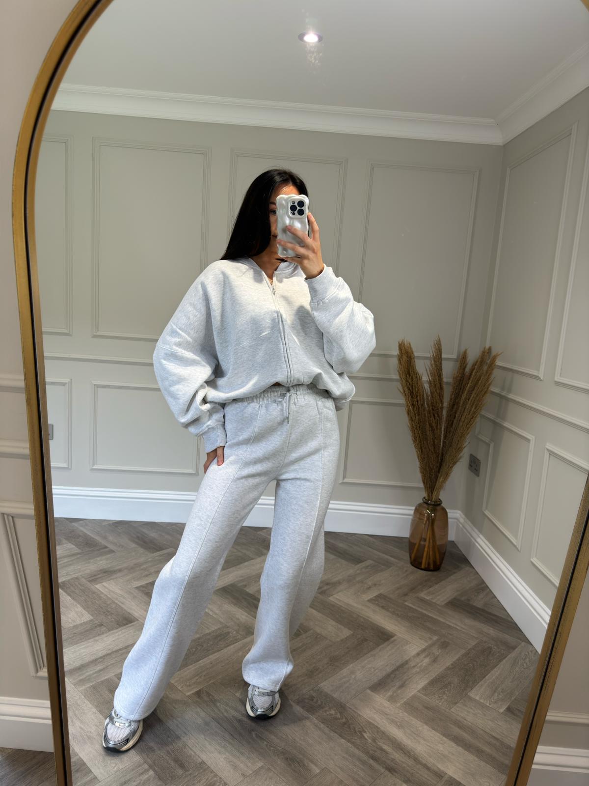 Light Grey Bomber Tracksuit