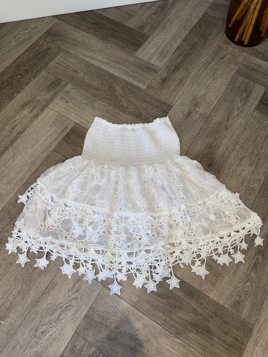 White RaRa Skirt