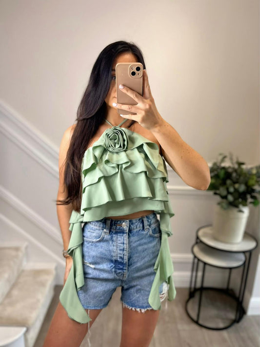 Sage ROSE Top