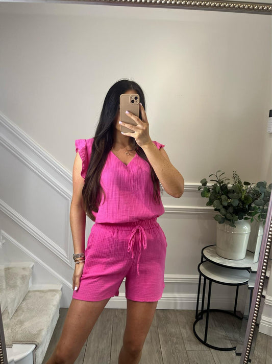 Pink Sammi Short Co-Ord